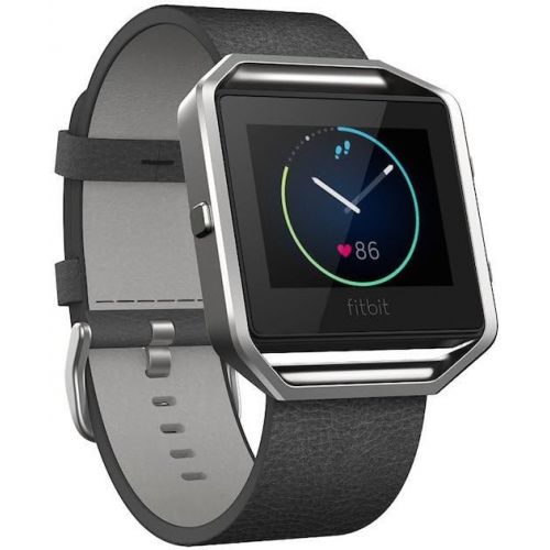  [아마존베스트]Fitbit Blaze Accessory Band, Leather, Black, Small