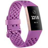 [아마존베스트]Fitbit Charge 3 Fitness Activity Tracker, Rose Gold/Berry, One Size (S & L Bands Included)