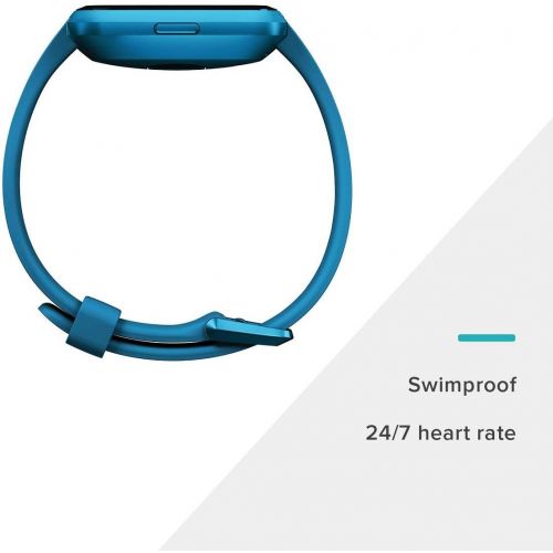  [아마존베스트]Fitbit Versa Lite Edition Smart Watch, One Size (S & L bands included)