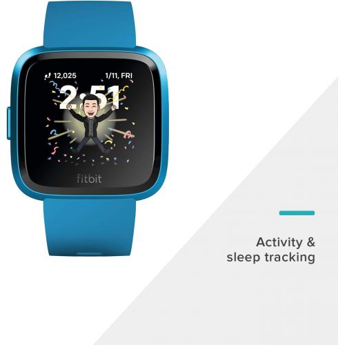  [아마존베스트]Fitbit Versa Lite Edition Smart Watch, One Size (S & L bands included)