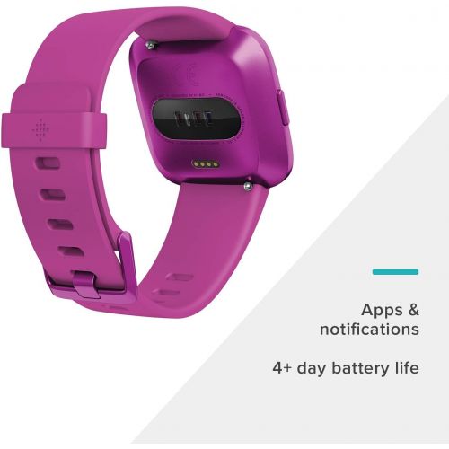  [아마존베스트]Fitbit Versa Lite Edition Smart Watch, One Size (S & L bands included), 1 Count