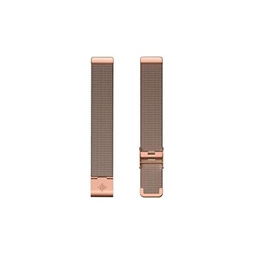  [아마존베스트]Fitbit Inspire HR & Inspire Accessory Band, Stainless Steel Mesh, Official Fitbit Product, Rose Gold, One Size
