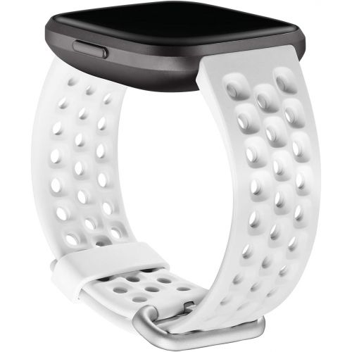  [아마존베스트]Fitbit Versa Family Accessory Band, Official Fitbit Product, Sport, Frost White, Large