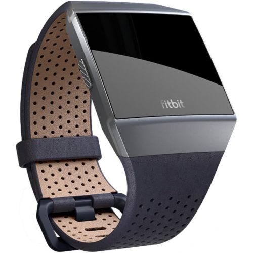  [아마존베스트]Fitbit Ionic Perforated Leather Accessory Band, Midnight Blue, Large