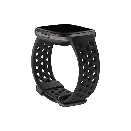  [아마존베스트]Fitbit Versa Family Accessory Band, Official Fitbit Product, Sport, Black, Small