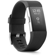 [아마존베스트]Fitbit Charge 2 Heart Rate + Fitness Wristband, Black, Large (US Version), 1 Count