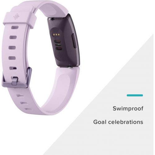  [아마존베스트]Fitbit Inspire HR Heart Rate & Fitness Tracker, One Size (S & L bands included), 1 Count