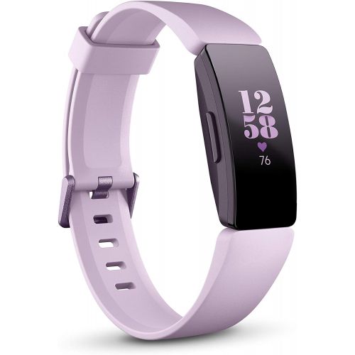  [아마존베스트]Fitbit Inspire HR Heart Rate & Fitness Tracker, One Size (S & L bands included), 1 Count