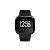 [아마존핫딜]Fitbit Versa, Gesundheits & Fitness Smartwatch mit Herzfrequenzmessung, 4+ Tage Akkulaufzeit & Wasserabweisend bis 50 m Tiefe, Schwarz