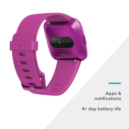  Fitbit Versa Lite Edition Smart Watch, One Size (S & L bands included), 1 Count