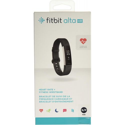  Fitbit FB408SBKS-CAN Alta HR Monitor Black, Small