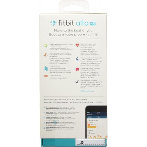  Fitbit FB408SBKS-CAN Alta HR Monitor Black, Small