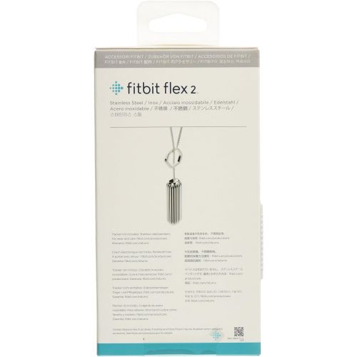  Fitbit Flex 2 Pendant, Accessory Pendant for Fitbit Flex 2 (Silver)