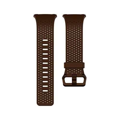  Fitbit Ionic Perforated Leather Accessory Band, Cognac, Small