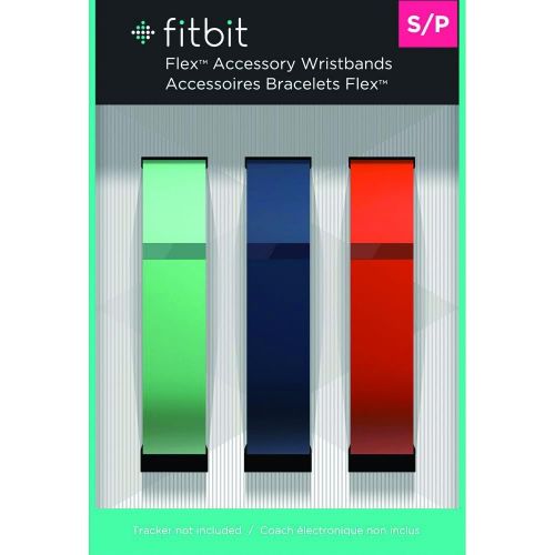  Fitbit Flex Classic Accessory Pack, Navy/Red/Blue, Large