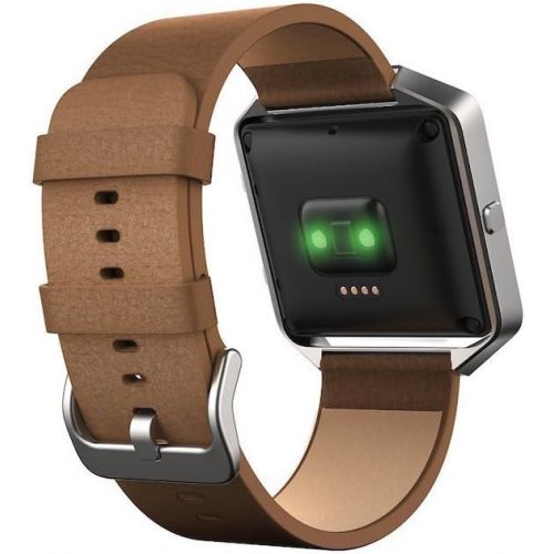  Fitbit Blaze Accessory Band, Leather, Camel, Large