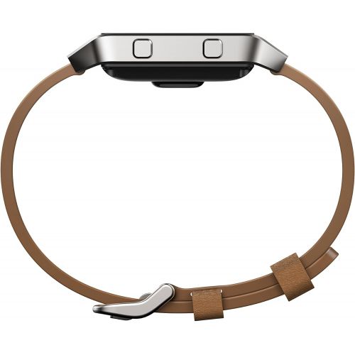  Fitbit Blaze Accessory Band, Leather, Camel, Large