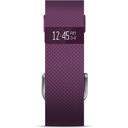  Fitbit Charge HR Wireless Activity Wristband, Plum, Small