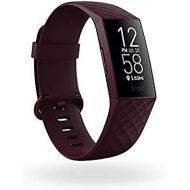 Fitbit Charge 4 Fitness and Activity Tracker with Built-in GPS, Heart Rate, Sleep & Swim Tracking, Rosewood, Rosewood, One Size (S &L Bands Included)