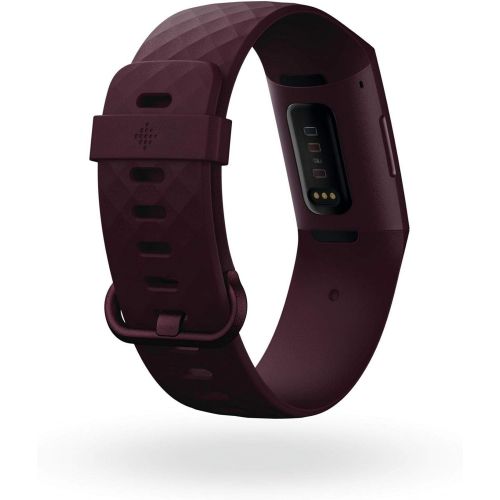  Fitbit Charge 4 Fitness and Activity Tracker with Built-in GPS, Heart Rate, Sleep & Swim Tracking, Rosewood, Rosewood, One Size (S &L Bands Included)