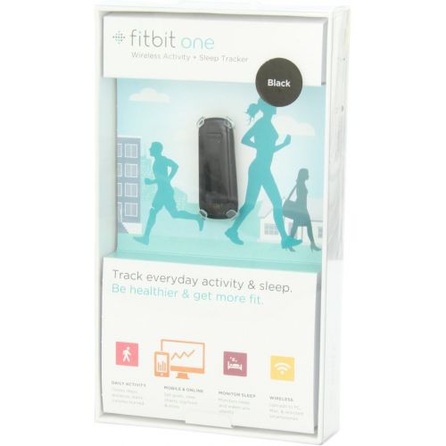  Fitbit One Wireless Activity Plus Sleep Tracker, Black