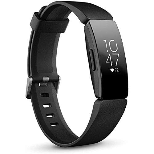  Fitbit Inspire HR Heart Rate & Fitness Tracker, One Size (S & L bands included), 1 Count