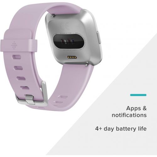  Fitbit Versa Lite Edition Smart Watch, 1 Count (S & L bands included)