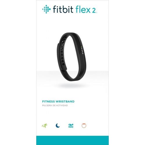  Fitbit Flex 2, Black (US Version), 1 Count