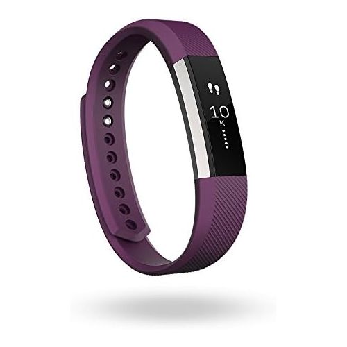  Fitbit Alta Fitness Tracker, Silver/Plum, Small (International Version)