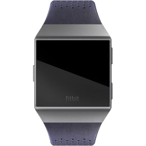  Fitbit Ionic Perforated Leather Accessory Band, Midnight Blue, Small