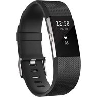 Fitbit Charge 2 Heart Rate + Fitness Wristband, Black, Small (International Version)