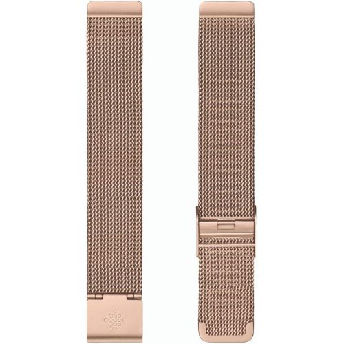  Fitbit Inspire 2, Stainless Steel Mesh, Rose Gold Stainless Steel, One Size