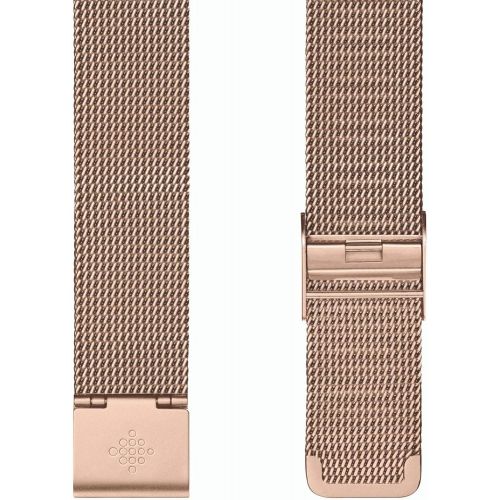  Fitbit Inspire 2, Stainless Steel Mesh, Rose Gold Stainless Steel, One Size