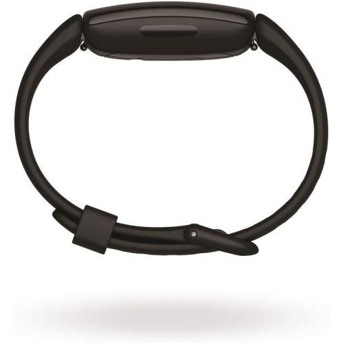  Fitbit Inspire 2 Health & Fitness Tracker with a Free 1-Year Fitbit Premium Trial, 24/7 Heart Rate, Black/Black, One Size (S & L Bands Included)
