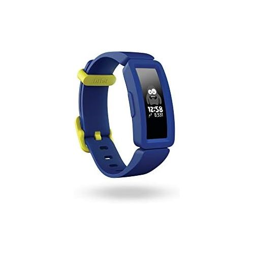  Fitbit Ace 2 Activity Tracker for Kids, 1 Count, Night Sky + Neon Yellow