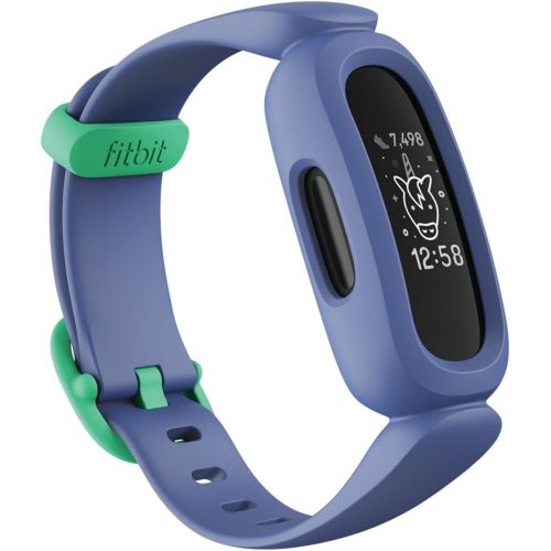  Fitbit Ace 3 Activity Tracker for Kids 6+, Blue Astro Green, One Size