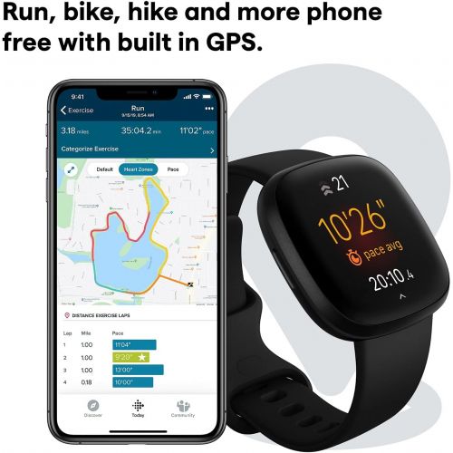  Fitbit Fitbit Versa 3, Black