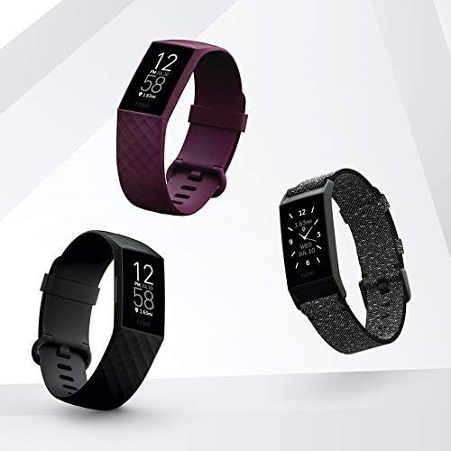  Fitbit Charge 4 Fitness Tracker Rosewood NFC