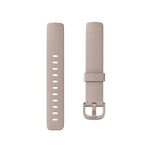  Fitbit Inspire 2 Health & Fitness Tracker with a Free 1-Year Fitbit Premium Trial, 24/7 Heart Rate, Lunar White, One Size (S & L Bands Included)