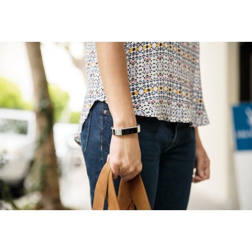  [무료배송]Fitbit Alta, Accessory Band, Metal Bracelet, Silver, small