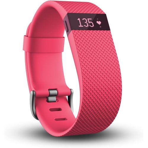  Fitbit Charge HR Wireless Activity Wristband (Pink, Small (5.4 - 6.2 in))