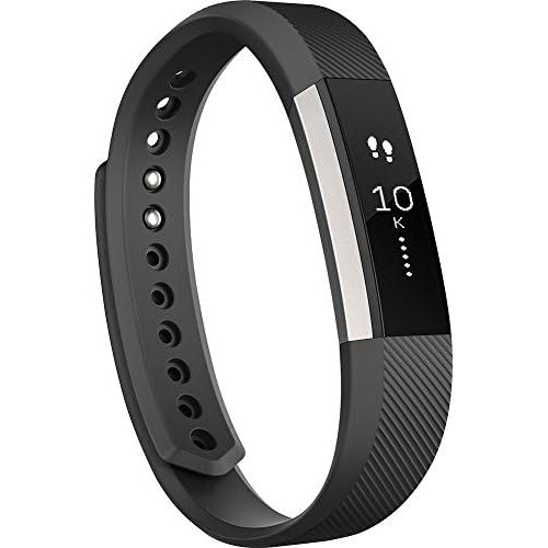  Fitbit Alta Wireless Activity and Fitness Tracker Wristband, Black, Large (6.7-8.1 in) (Non-Retail Packaging)