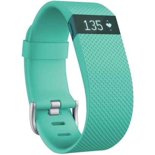  Fitbit Charge HR Wireless Activity and Fitness Tracker Wristband with Heart Rate Monitor, Teal, Large...