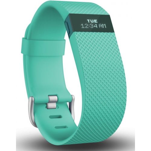  Fitbit Charge HR Wireless Activity and Fitness Tracker Wristband with Heart Rate Monitor, Teal, Large...