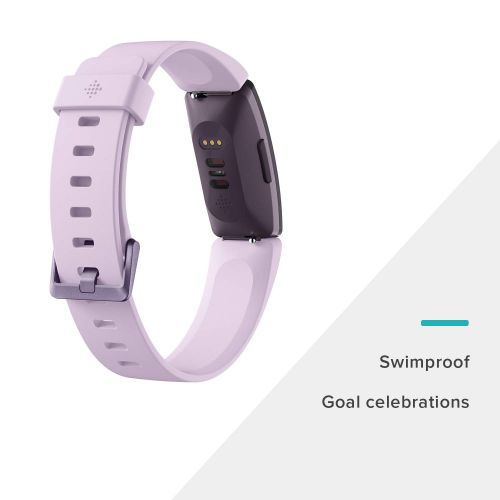  Fitbit Inspire HR Heart Rate & Fitness Tracker, One Size (S & L bands included), 1 Count