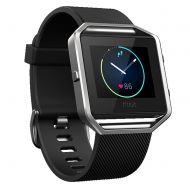Fitbit Blaze Wireless Smart Fitness Watch Wireless Activity Tracker with Heart Rate Monitor, Black, Small (5.5-6.7 in) (Renewed)