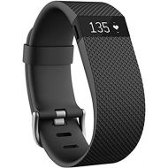 Fitbit Charge HR FB405BKL Activity Tracker with Heart Rate Monitor - Large - Black (Renewed)