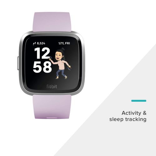  Fitbit Versa Smart Watch, One Size (S & L Bands Included)