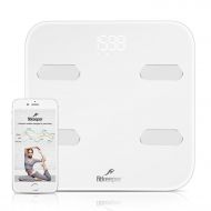 Fitkeeper Smart Body Scale, Body Fat Scale, Bluetooth Digital High Accuracy Body Fat Weight Bathroom Scale Wireless Body Composition Analyzer Monitor Body Analysis Scale with IOS,