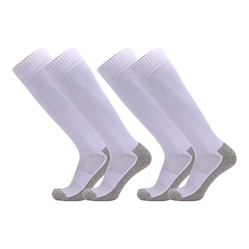  Fitliva Knee High Socks for Men Women Cotton-Comfy-Multicolors (1/2 pairs)